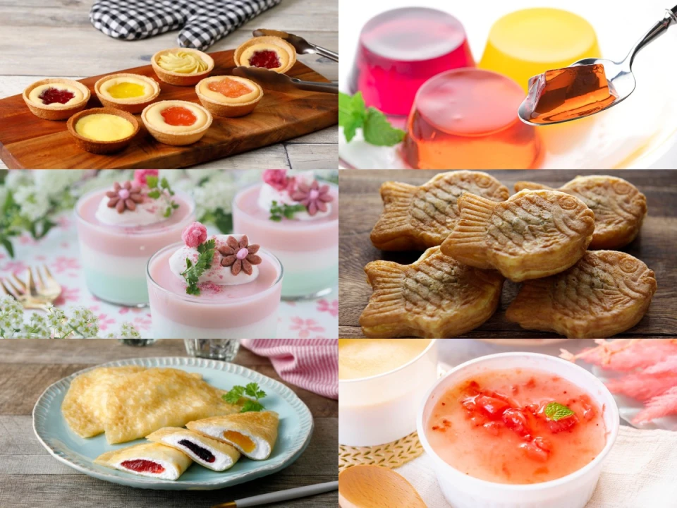 毎月届く給食デザートと当社人気の給食福箱の比較